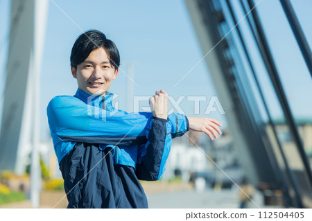 男人跑步 112504405