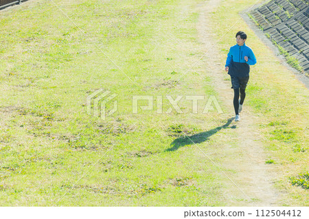 男人跑步 男人跑步 112504412