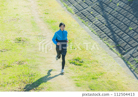 男人跑步 男人跑步 112504413