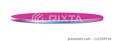 Holographic metallic podium isolated on white background. Color gradient. Trendy iridescent stage for product, cosmetic presentation. Modern mock up. Pedestal, platform for beauty products. Stage. 3D. Holographic metallic podium isolated on white background. Color gradient. Trendy iridescent stage for product, cosmetic presentation. Modern mock up. Pedestal, platform for beauty products. Stage. 3D. 112504516