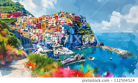 View of Positano, Italy View of Positano, Italy 112504524