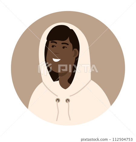 Modern circle avatar. Character face, head portrait. Cool creative user profiles. Flat graphic vector illustration EPS10 Modern circle avatar. Character face, head portrait. Cool creative user profiles. Flat graphic vector illustration EPS10 112504753
