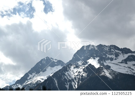 landscape top of Jade dragon snow mountain national park in China landscape top of Jade dragon snow mountain national park in China 112505225