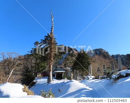 Mt. Sanjogatake (climbing route in midwinter) 112505463
