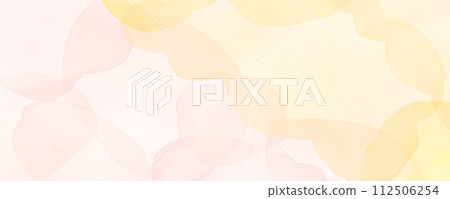 Gradient petal background painted with watercolors 112506254