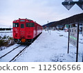 Nemuro Main Line Fube Station and Kiha 40 National Railways Express Color 112506566