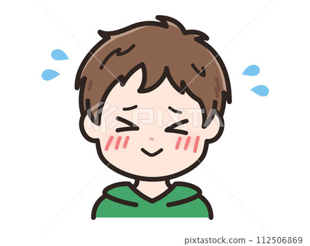 一個尷尬的年輕人的插圖 112506869