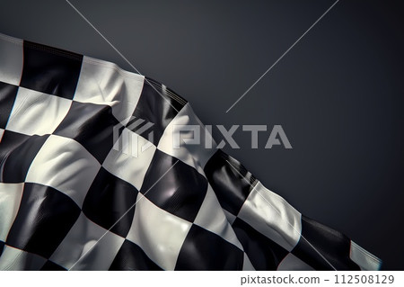 Checkered flag, racing, start, finish concept Checkered flag, racing, start, finish concept 112508129