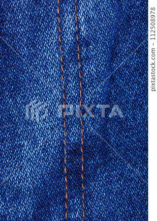 blue color jeans texture on white background blue color jeans texture on white background 112508978