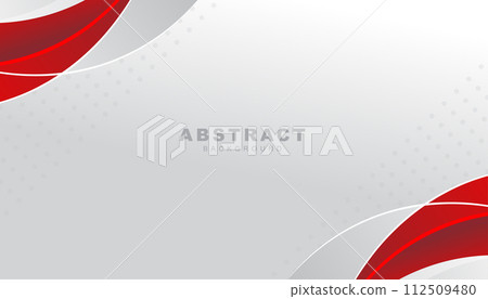 Abstract red,gray and white blank space modern futuristic background vector illustration design. 112509480
