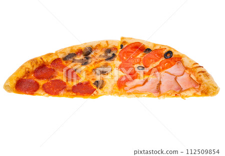 pizza isolated 112509854