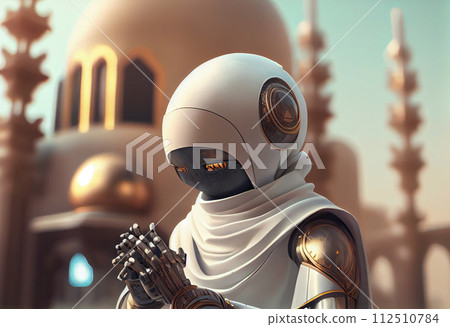 modern robot muslim modern robot muslim 112510784