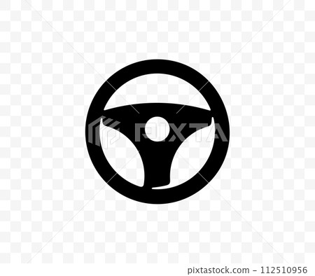 Steering wheel, vehicle, transport and transportation, graphic design. Driving school, driving, car, automobile, automotive, vector design and illustration 112510956