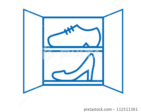 住宅房地產設備鞋櫃圖示房地產、建築和公寓的象形圖符號 112511361