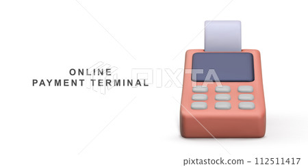 3d Realistic Pos terminal payment methods. Vector illustration. 3d Realistic Pos terminal payment methods. Vector illustration. 112511417