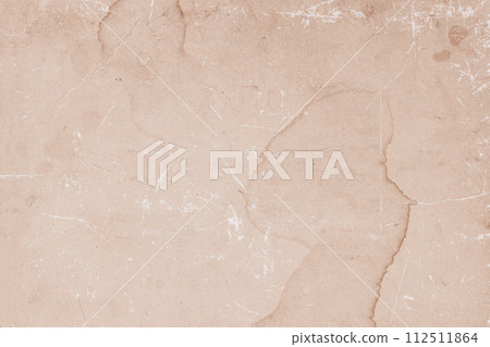 Texture of old paper with scratch, scrape, spots, vintage pink cardboard texture background 112511864