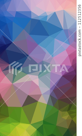Low poly abstract colorful background, trendy, geometric, cyber polygonal wallpaper Low poly abstract colorful background, trendy, geometric, cyber polygonal wallpaper 112512356