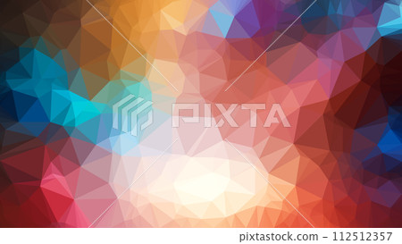 Low poly abstract colorful background, trendy, geometric, cyber polygonal wallpaper Low poly abstract colorful background, trendy, geometric, cyber polygonal wallpaper 112512357