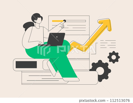 KPI abstract concept vector illustration. KPI abstract concept vector illustration. 112513076
