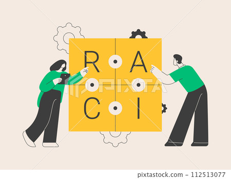 RACI matrix abstract concept vector illustration. RACI matrix abstract concept vector illustration. 112513077