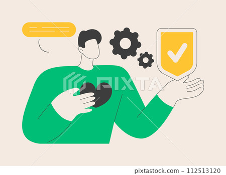 Honesty abstract concept vector illustration. 112513120