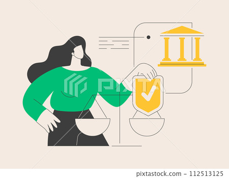 Accountability abstract concept vector illustration. 112513125