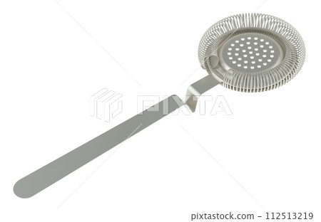Cocktail Strainer, 3D rendering Cocktail Strainer, 3D rendering 112513219