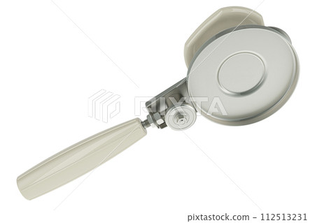 Manual can sealer, Seaming Machine. 3D rendering Manual can sealer, Seaming Machine. 3D rendering 112513231