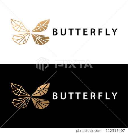 Butterfly Logo Animal Design Brand Product Beautiful and Simple Decorative Animal Wing Butterfly Logo Animal Design Brand Product Beautiful and Simple Decorative Animal Wing 112513407