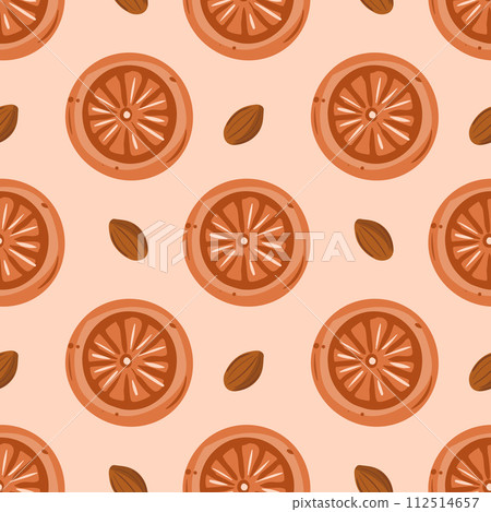 Seamless pattern with sweets. The cookie pattern 112514657