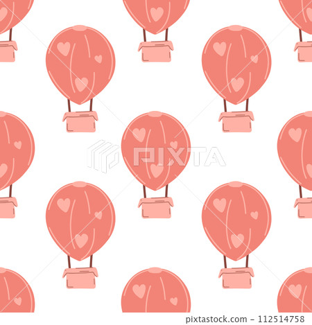 Seamless pink pattern for Valentines Day 112514758