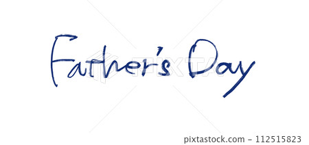 Father's Day handwritten letters navy Father's Day handwritten letters navy 112515823
