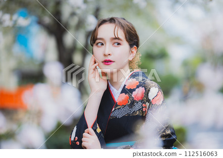 Kimono Hakama Sakura 112516063