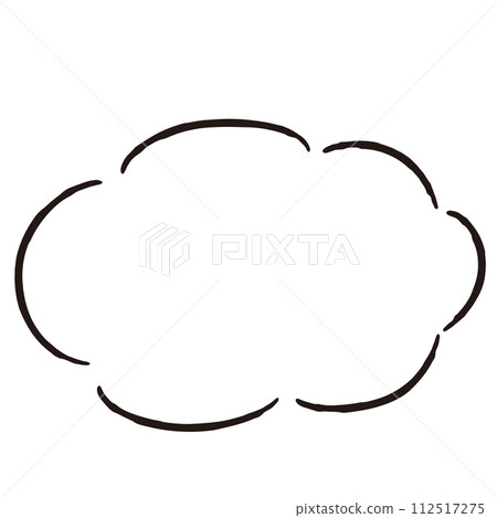 簡單時尚的手繪泡泡(黑白、單一、橫寫) 簡單時尚的手繪泡泡(黑白、單一、橫寫) 112517275