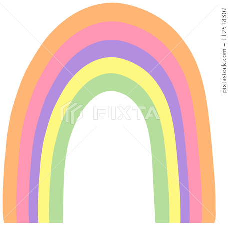 Colorful rainbow  112518302