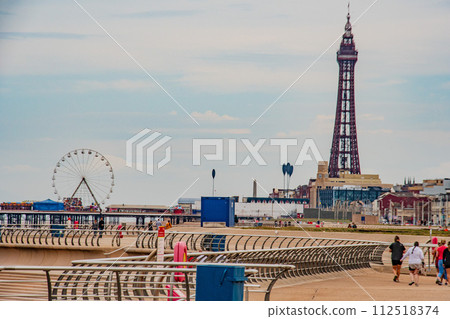 Scenery of the British port town of Blackpool 112518374