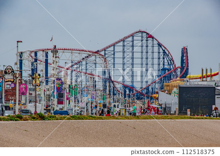 Scenery of the British port town of Blackpool 112518375