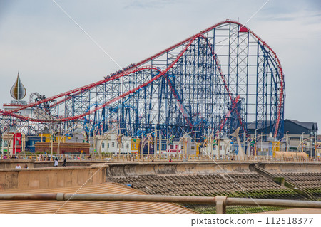 Scenery of the British port town of Blackpool 112518377