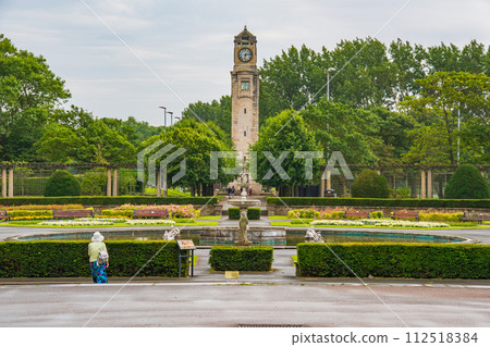 Scenery of the British port town of Blackpool 112518384