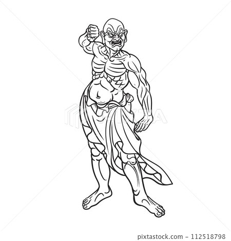 Japanese Nio guardians 112518798