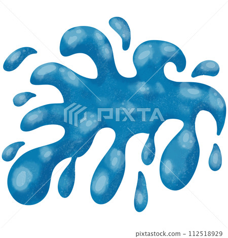 hand drawn water drop illustration 112518929