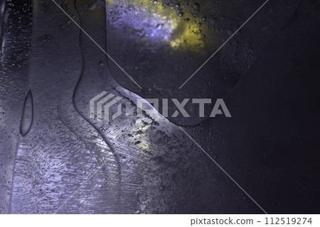 Ice crystal texture macro photography Ice crystal texture macro photography 112519274
