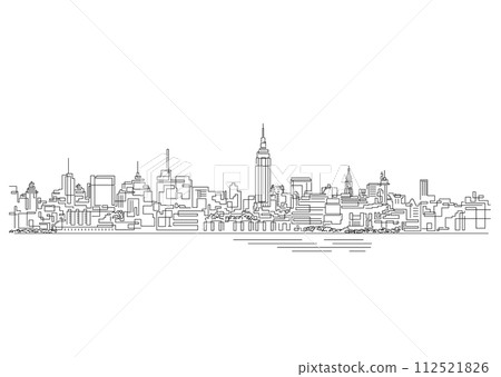 nuance_illustration_New York, Manhattan, city, landscape 112521826