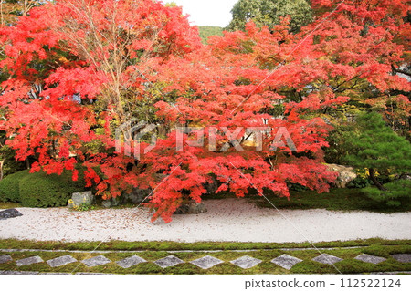 Autumn leaves in Kyoto Nanzenji Temple Tenju-an Autumn leaves in Kyoto Nanzenji Temple Tenju-an 112522124