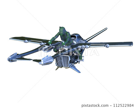 Cyberman on a spaceship 112522984