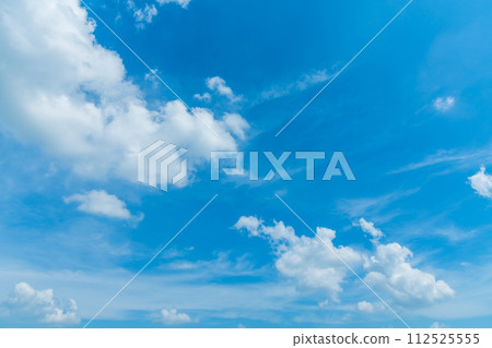 beautiful airatmosphere bright blue sky background abstract clear texture with white clouds. beautiful airatmosphere bright blue sky background abstract clear texture with white clouds. 112525555