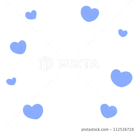 心形標記框藍色 112526728