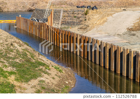 Flood control measures and riverbed repair work Miyako River 2024.02 b-1 Flood control measures and riverbed repair work Miyako River 2024.02 b-1 112526788