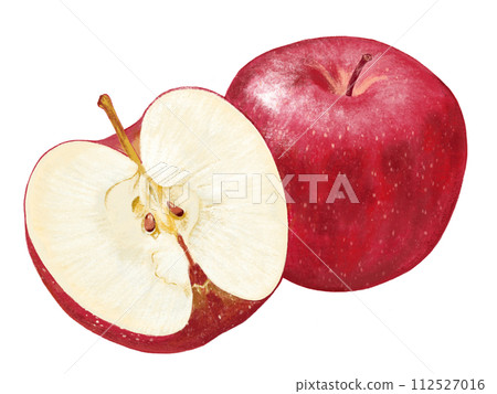 Apple (1 piece and cut in half) 112527016
