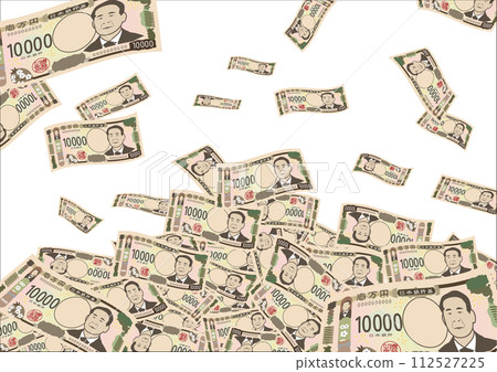 新鈔票下跌的插圖 112527225